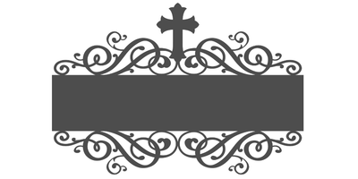 Cross with Custom Text - Design11