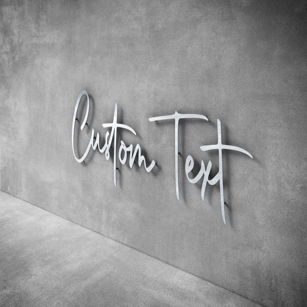 Custom Text Signs - Quality Laser Cut Products | Design11