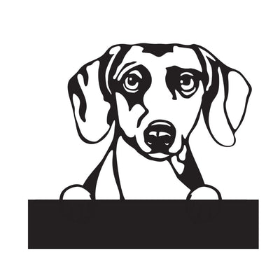 Dachshunds with Custom Text - Design11