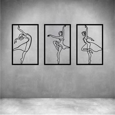 Dancing Women One Line Art - Design11