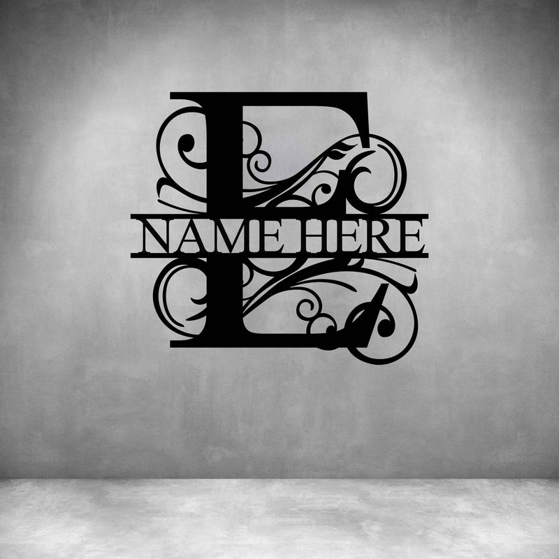E - Alphabet Personalized Monograms