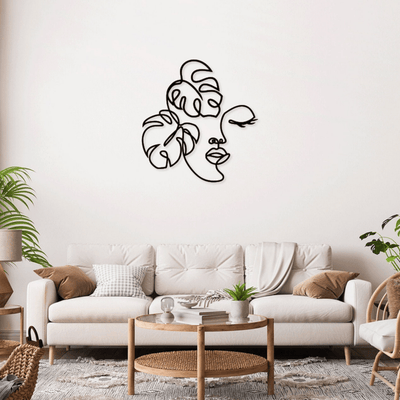 Face with Leaves - Design11