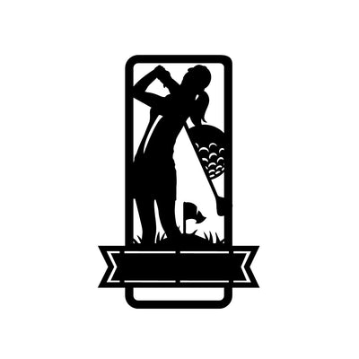 Female Golf with Custom Text - Design11