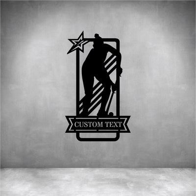 Female Hockey with Custom Text - Design11