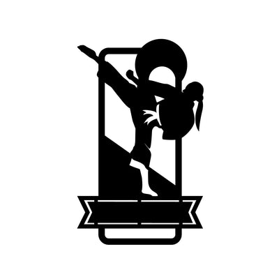 Female Karate with Custom Text - Design11
