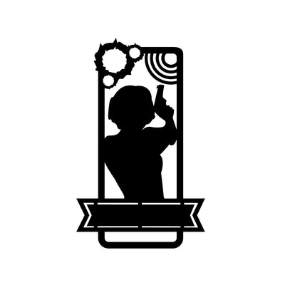 Female Shooting with Custom Text - Design11