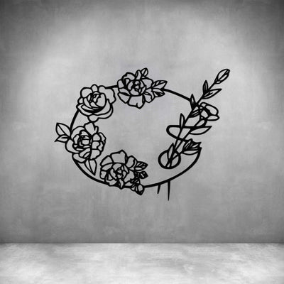 Flowers in Paint Palette - Design11