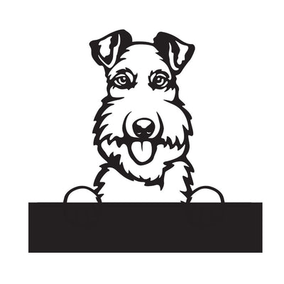 Fox Terriers (Wire) with Custom Text - Design11