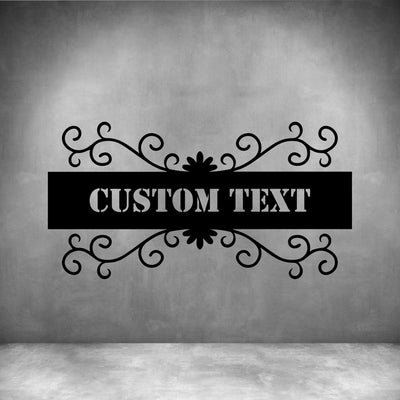 FRAME 6 WITH CUSTOM TEXT - Design11