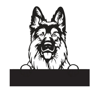German Shepherd Dogs with Custom Text - Design11