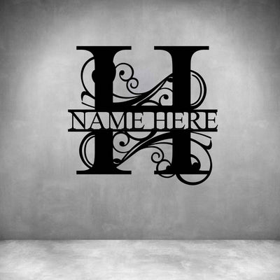 H - Alphabet Personalized Monograms - Design11