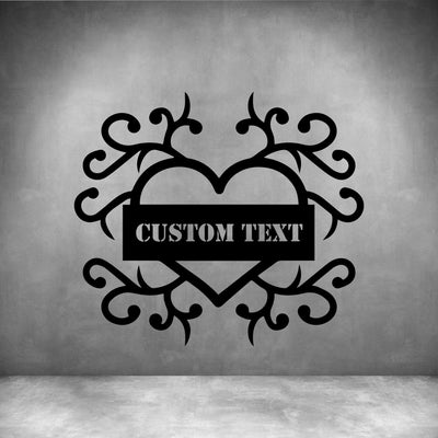 HEART WITH CUSTOM TEXT - Design11