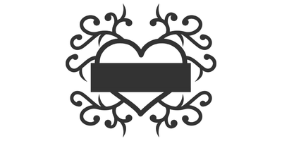 HEART WITH CUSTOM TEXT - Design11