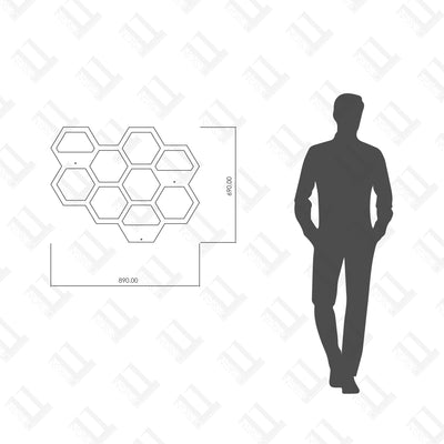 Hive Plant Holder Small - Design11