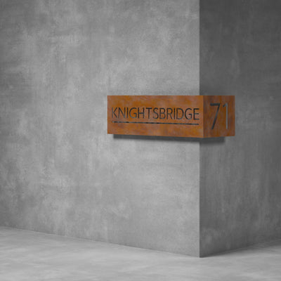 House Number Corner | D02 - Design11