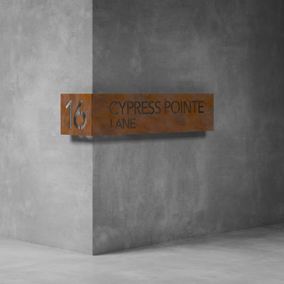 House Number Corner | D03 - Design11