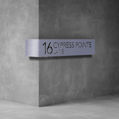 House Number & Mailbox | D01 - Design11