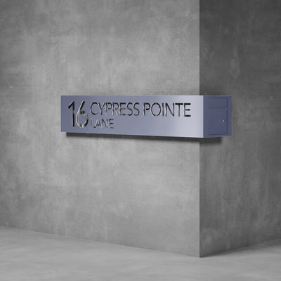 House Number & Mailbox | D04 - Design11