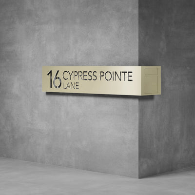 House Number & Mailbox | D04 - Design11