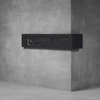 House Number & Mailbox | D04 - Design11