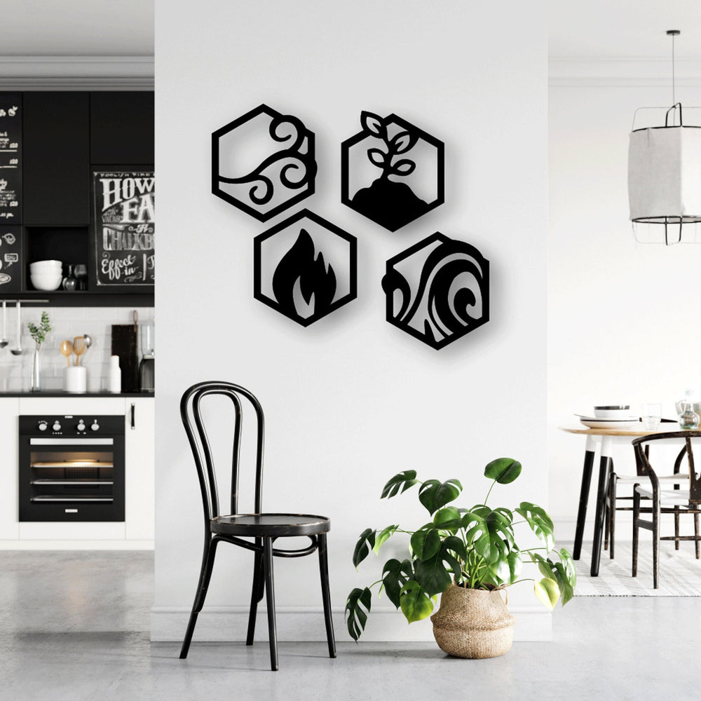 4 PIECE FOUR ELEMENTS