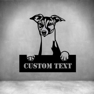 Italian Greyhounds with Custom Text - Design11