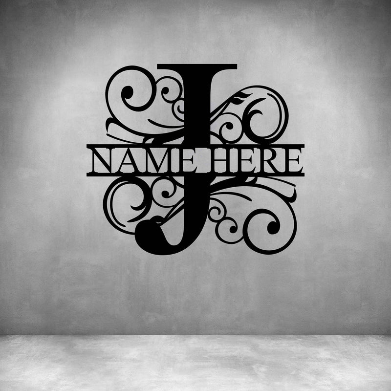 J - Alphabet Personalized Monograms