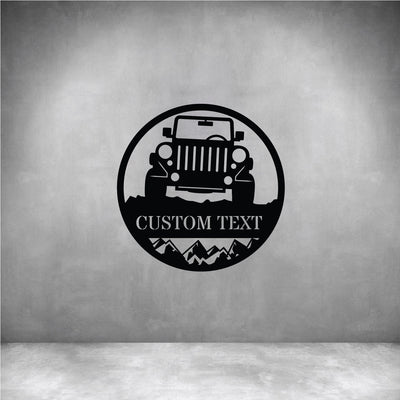 Jeep with Custom Text - Design11
