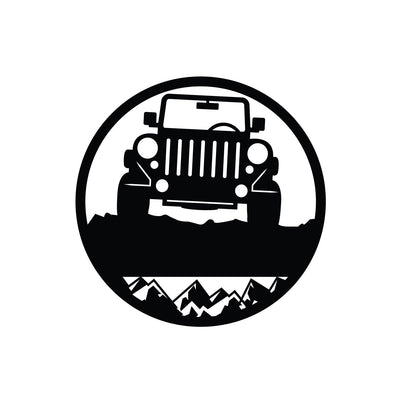 Jeep with Custom Text - Design11