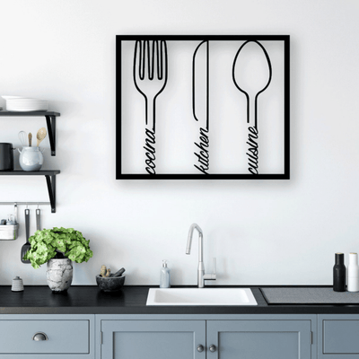 Kitchen Utencils in Frame - Design11