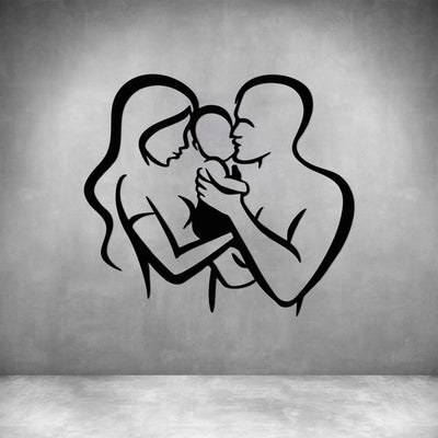 Loving Family with Baby - Design11