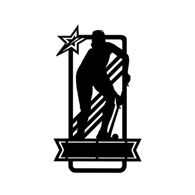 Male Hockey with Custom Text - Design11