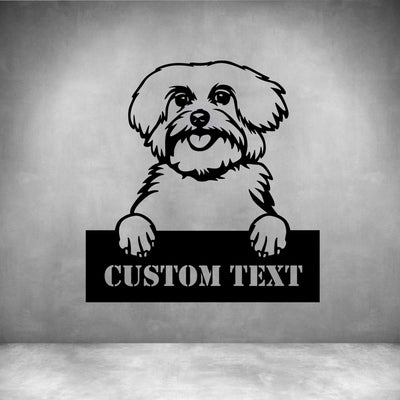 Maltese with Custom Text - Design11