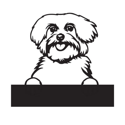 Maltese with Custom Text - Design11