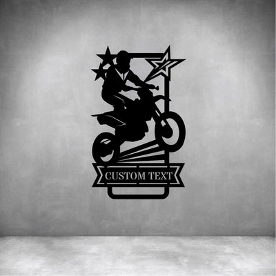 Motocross with Custom Text - Design11