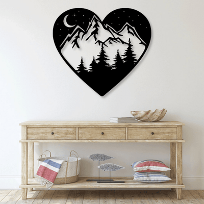 Mountain with Forest in Heart - Design11
