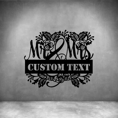MR AND MRS 3 WITH CUSTOM TEXT - Design11