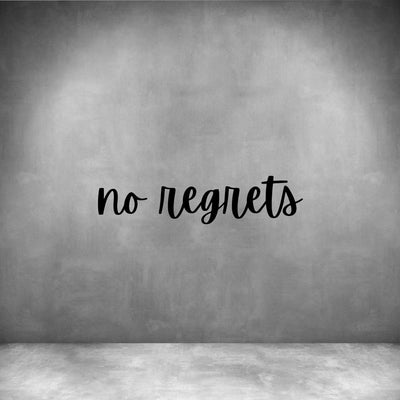 No regrets - Design11