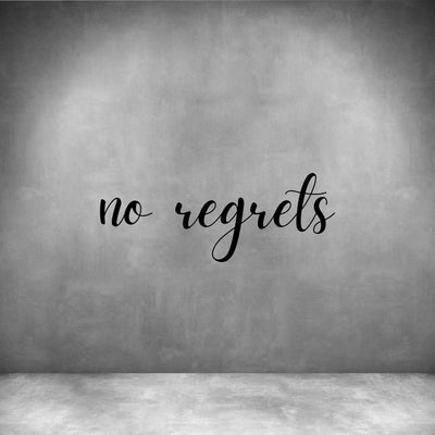No regrets - Design11