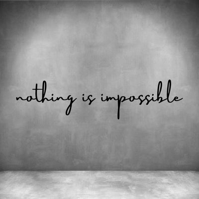 Nothing is impossible - Design11