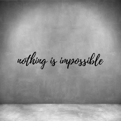 Nothing is impossible - Design11