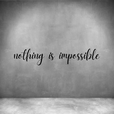Nothing is impossible - Design11