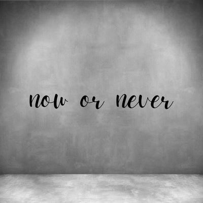 Now or never - Design11