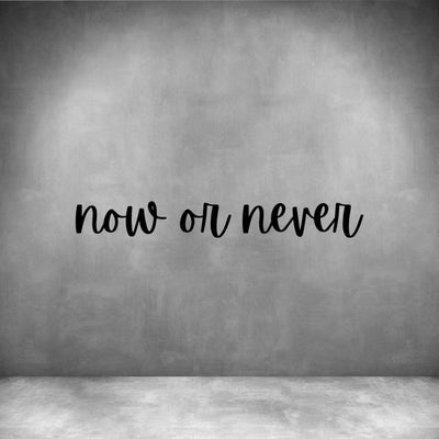 Now or never - Design11