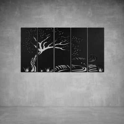 Oriental Tree Wall Art - Design11