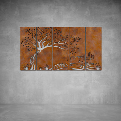 Oriental Tree Wall Art - Design11
