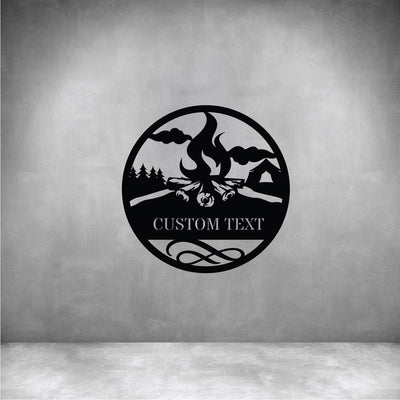 Outdoor Circle Frame 1 with Custom Text - Design11