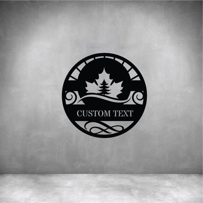 Outdoor Circle Frame 2 with Custom Text - Design11