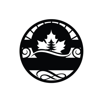 Outdoor Circle Frame 2 with Custom Text - Design11