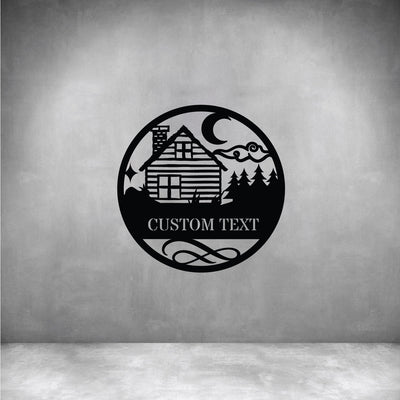 Outdoor Circle Frame 3 with Custom Text - Design11